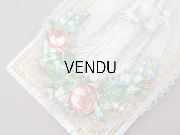 画像7: 19世紀 アンティーク  箱入り 初聖体のカニヴェ 封筒型 (7)