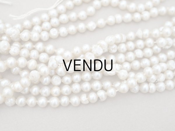 画像8: 1920年代 アンティーク スフレビーズ  フェイクパール 吹きガラス製 約 6mm 約610ピース (8)