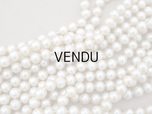 画像4: 1920年代 アンティーク スフレビーズ  フェイクパール 吹きガラス製 約 6mm 約610ピース (4)