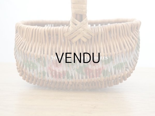 画像7: アンティーク  薔薇のパニエ ローズパニエ (7)