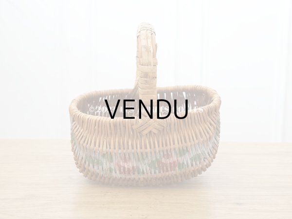 画像4: アンティーク  薔薇のパニエ ローズパニエ (4)