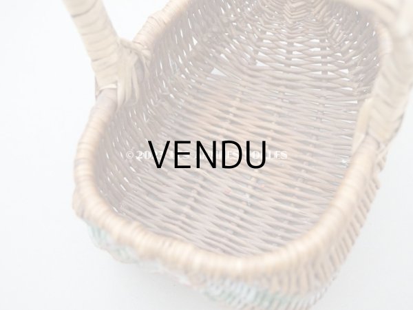 画像9: アンティーク  薔薇のパニエ ローズパニエ (9)