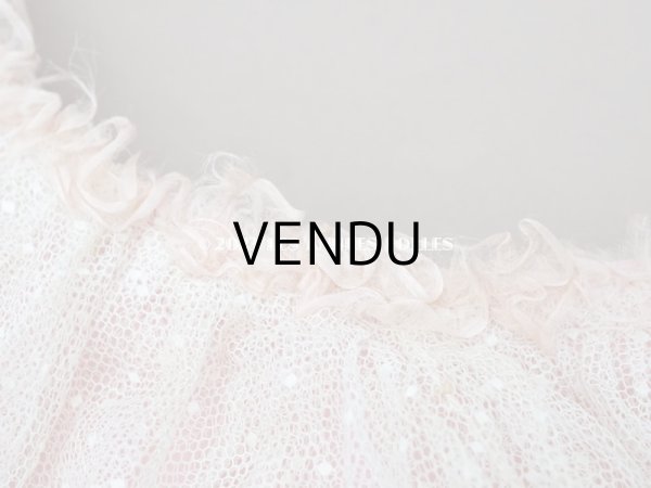 画像7: 1900年頃 アンティーク 小さな女の子のドレス ピンクのストライプ柄 レース付き (7)