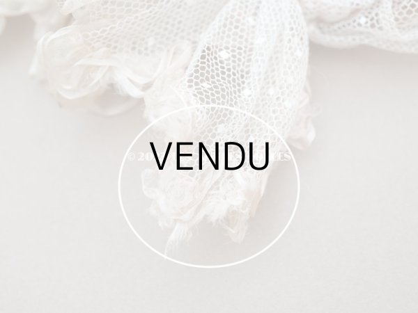 画像10: 1900年頃 アンティーク 小さな女の子のドレス ピンクのストライプ柄 レース付き (10)