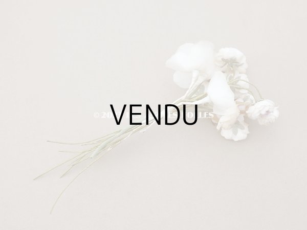 画像4: アンティーク 淡いパープル＆パウダーピンクの薔薇の布花 (4)