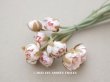 画像1: アンティーク パウダーピンクの薔薇の布花 (1)