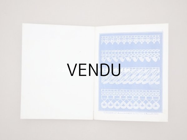 画像3: 19世紀末 アンティーク クロシェレースの図案帳 MANUELE DE DESSINS POUR CROCHET N 166 - N.ALEXANDRE&CIE - (3)