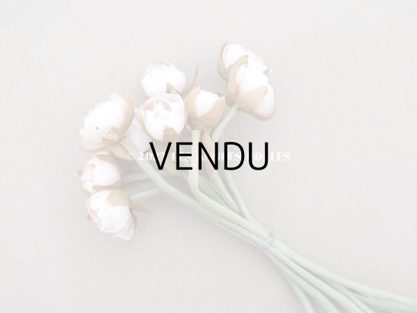 画像3: アンティーク パウダーピンクの薔薇の布花 (3)