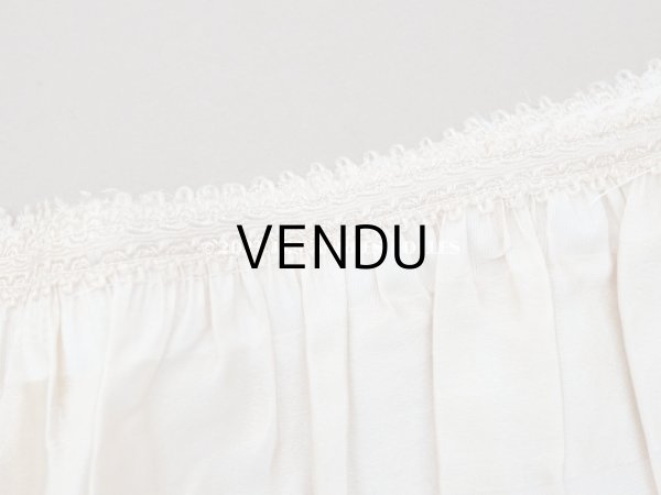 画像6: 19世紀末 アンティーク  ドレスの裾 シルクサテン＆レース 2.3m 25cm幅 淡いピンクページュ (6)