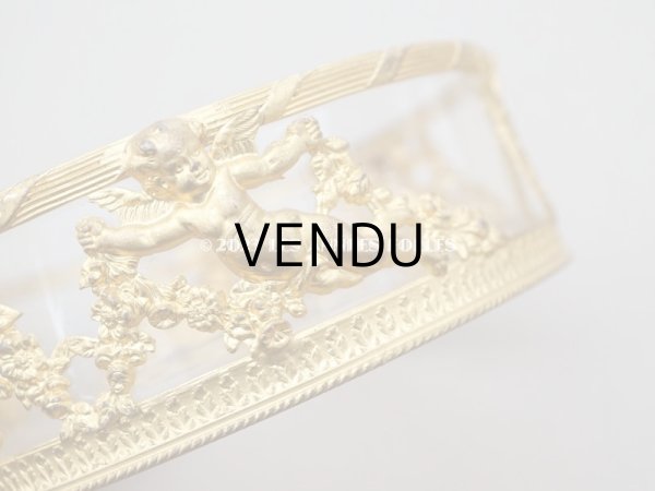 画像8: アンティーク 天使＆薔薇のガーランドのオルモル ジュエリーケース 小物入れ (8)