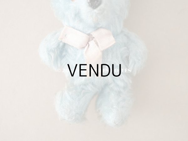 画像3: アンティーク とても小さなブルーのベア  (3)