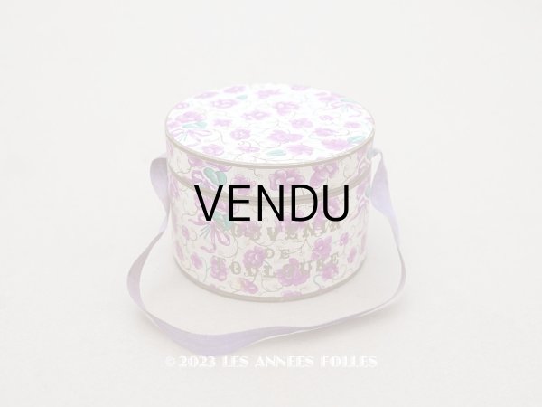 画像1: アンティーク 菫の砂糖菓子の紙箱 VIOLETTES DE TOULOUSE (1)