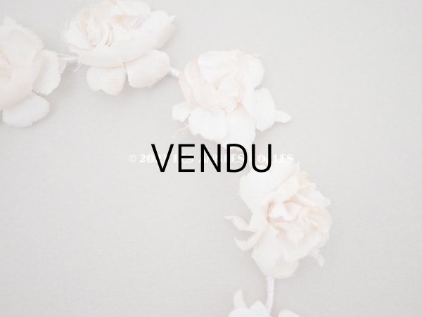 画像4: アンティーク ドール用 小さな花冠　ベビーピンクの薔薇  ティアラ　 (4)