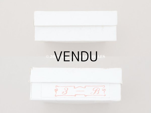 画像4: 1900年代 アンティーク イニシャル モノグラムの紙箱 12シート入り 【B】 -N°3- INITIALES BRODEES PLUMETIS-EXPRESS (4)