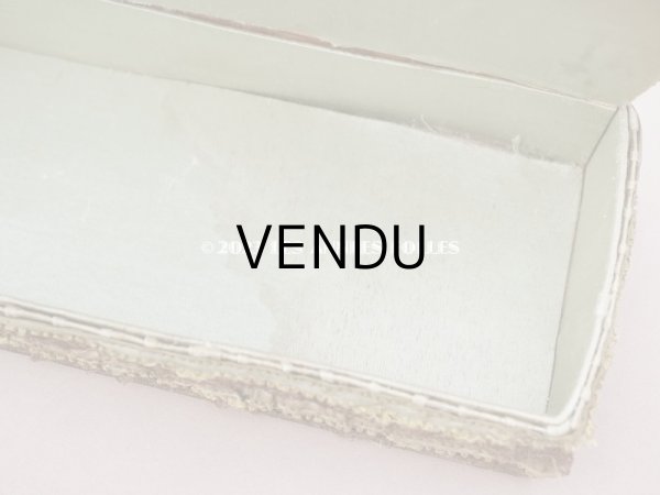 画像11: アンティーク ロココモチーフ付 グローブボックス　カルトナージュボックス　 (11)