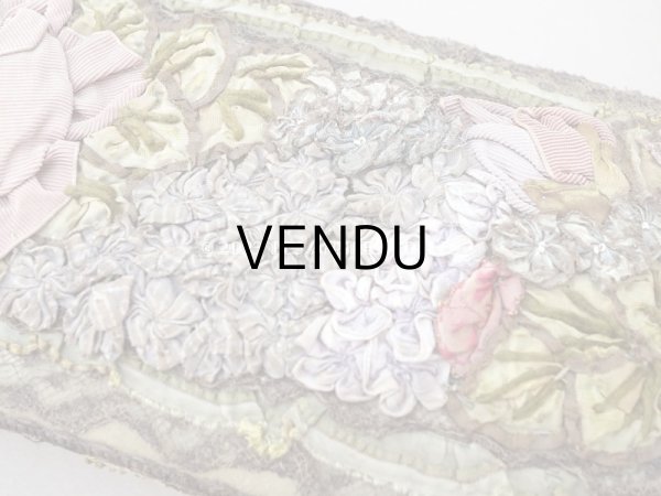 画像5: アンティーク ロココモチーフ付 グローブボックス　カルトナージュボックス　 (5)