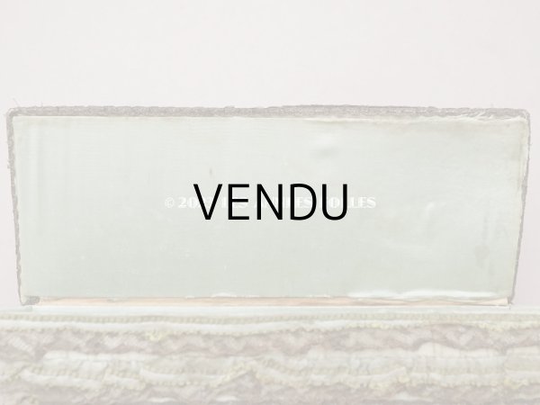 画像8: アンティーク ロココモチーフ付 グローブボックス　カルトナージュボックス　 (8)