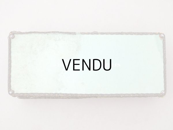 画像14: アンティーク ロココモチーフ付 グローブボックス　カルトナージュボックス　 (14)