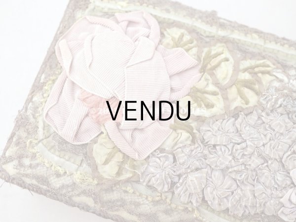 画像4: アンティーク ロココモチーフ付 グローブボックス　カルトナージュボックス　 (4)