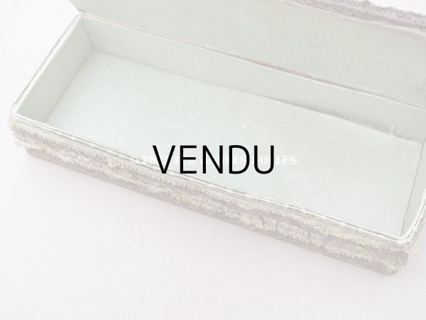 画像10: アンティーク ロココモチーフ付 グローブボックス　カルトナージュボックス　 (10)