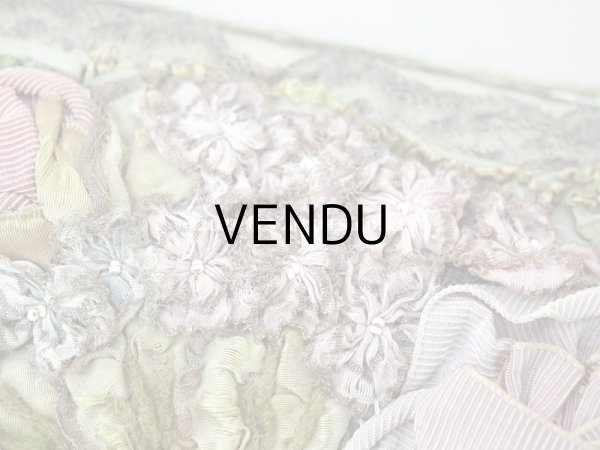 画像7: アンティーク ロココモチーフ付 グローブボックス　カルトナージュボックス　 (7)