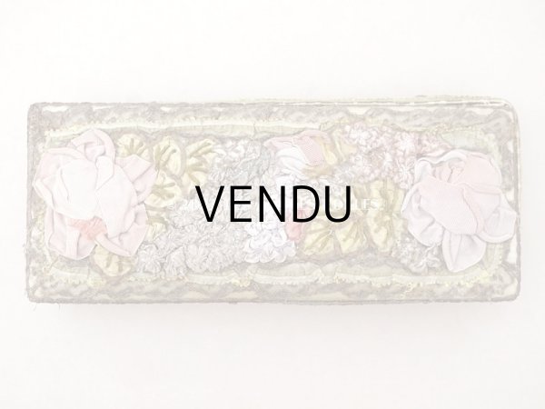 画像3: アンティーク ロココモチーフ付 グローブボックス　カルトナージュボックス　 (3)