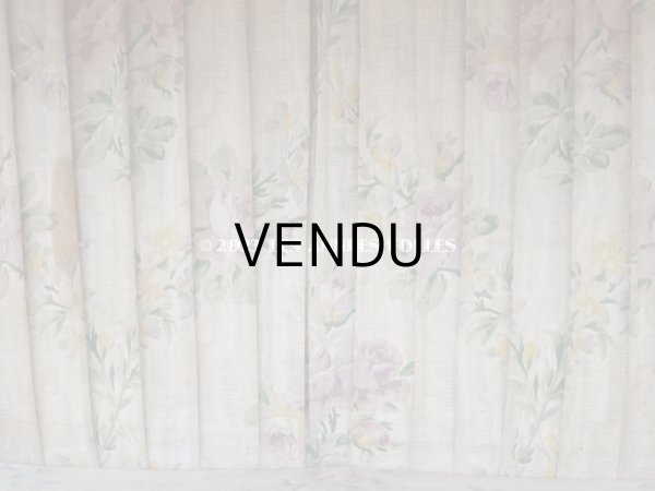 画像10: ＊蚤の市＊アンティーク 薄紫の薔薇模様　カルトナージュチェスト   (10)