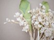 画像2: 1900年代 アンティーク 鈴蘭の布花 (2)