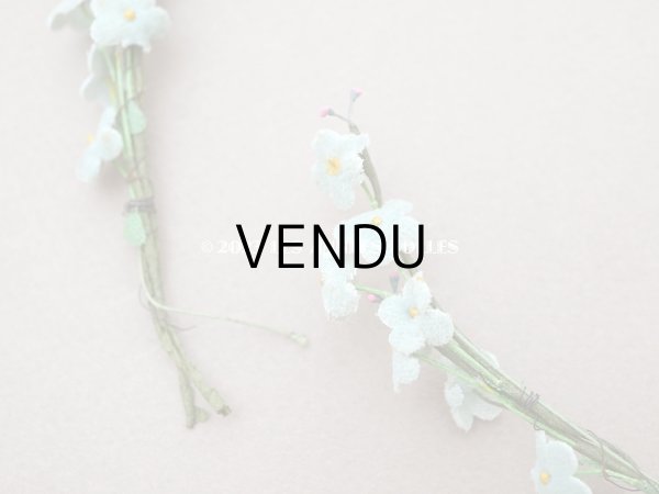 画像5: アンティーク 勿忘草の花冠 ティアラ ベビーブルー (5)