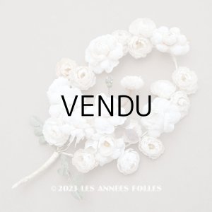 画像: アンティーク オフホワイトの薔薇の布花　ブーケ
