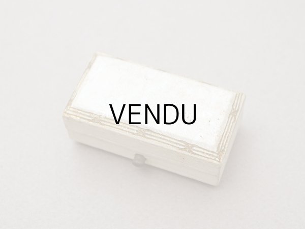 画像5: アンティーク 金彩入り ジュエリーボックス オフホワイト (5)