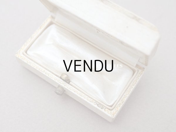 画像3: アンティーク 金彩入り ジュエリーボックス オフホワイト (3)