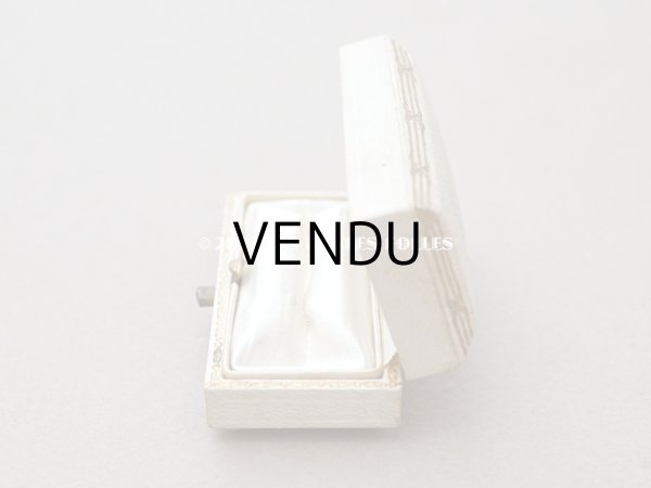 画像4: アンティーク 金彩入り ジュエリーボックス オフホワイト (4)