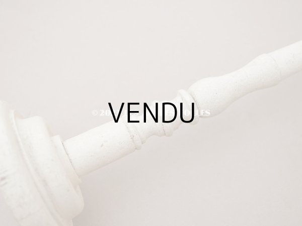 画像6: アンティーク ハットスタンド クリーム色 高さ 約41cm (6)