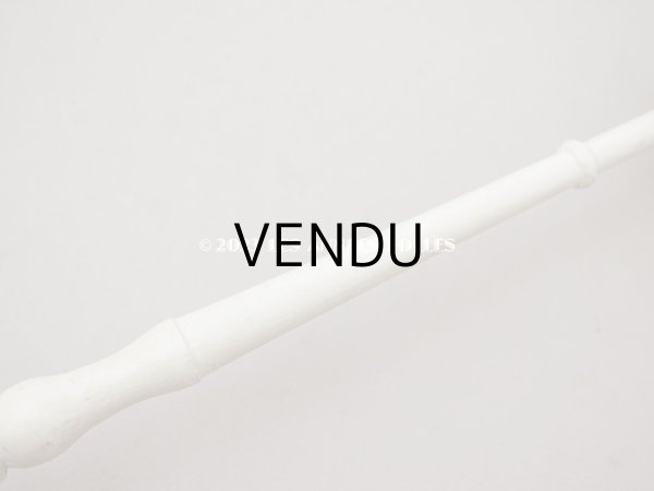 画像12: アンティーク ハットスタンド クリーム色 高さ 約41cm (12)