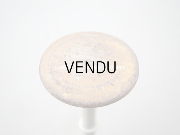 画像3: アンティーク ハットスタンド クリーム色 高さ 約41cm (3)