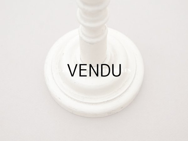 画像7: アンティーク ハットスタンド クリーム色 高さ 約41cm (7)