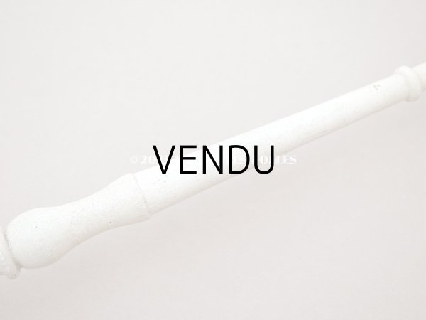 画像5: アンティーク ハットスタンド クリーム色 高さ 約41cm (5)