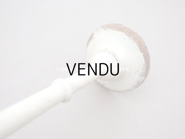 画像4: アンティーク ハットスタンド クリーム色 高さ 約41cm (4)