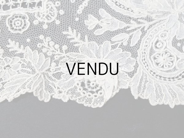 画像12: アンティーク ポワンドローズ  結婚式のハンカチ  【ポワン・ド・ローズ】　【ポワン・ド・ガーズ】  (12)