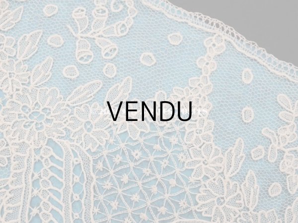 画像9: 19世紀末 アンティーク ニードルレース ポワンドガーズの袖飾りのセット【ポワン・ド・ガーズ】 (9)