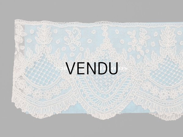 画像7: 19世紀末 アンティーク ニードルレース ポワンドガーズの袖飾りのセット【ポワン・ド・ガーズ】 (7)