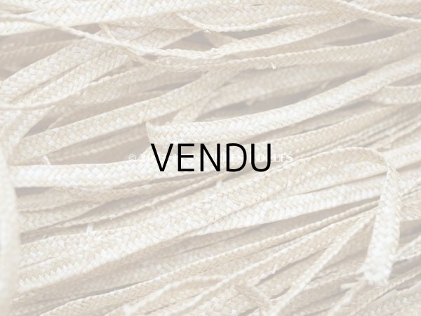 画像8: アンティーク ストロー素材のブレード 帽子用 幅5mm (8)