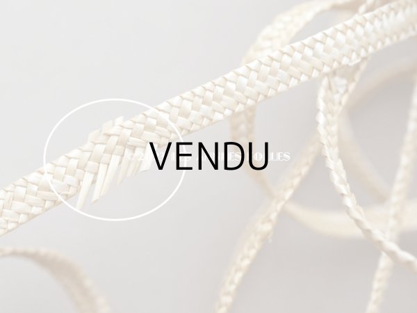 画像12: アンティーク ストロー素材のブレード 帽子用 幅5mm (12)