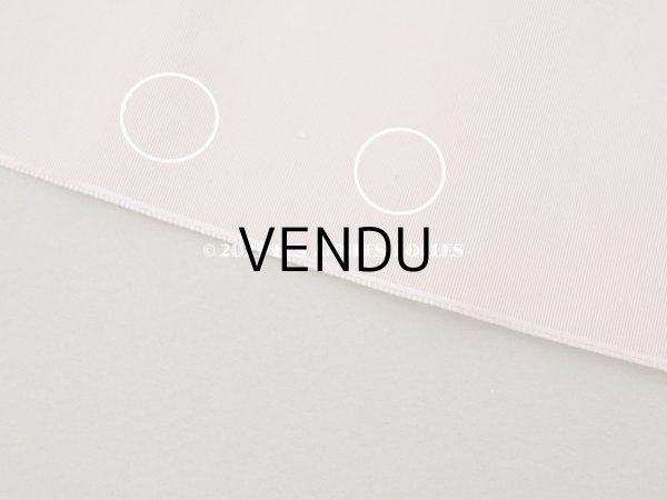 画像7: 1900年代 アンティーク シルク製 幅広 グログランリボン 7.2m 幅8.5cm グレイッシュピンク (7)