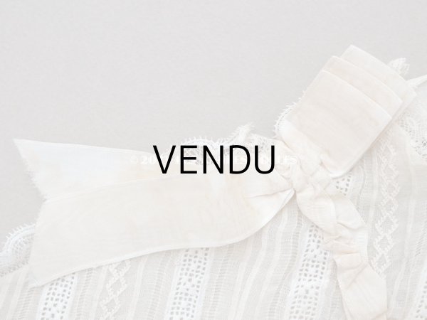 画像6: 1900年代 アンティーク  初聖体のオモニエール ピンクベージュのリボン＆レース (6)