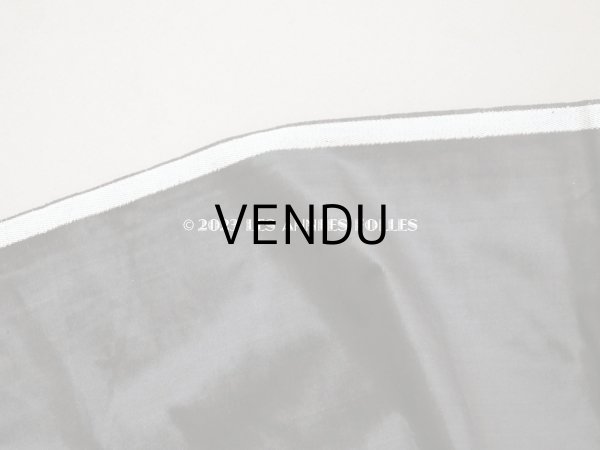 画像5: 19世紀末 アンティーク ファブリック シルク製 ベルベット 黒  (5)