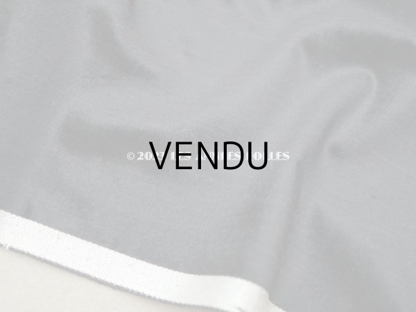 画像4: 19世紀末 アンティーク ファブリック シルク製 ベルベット 黒  (4)