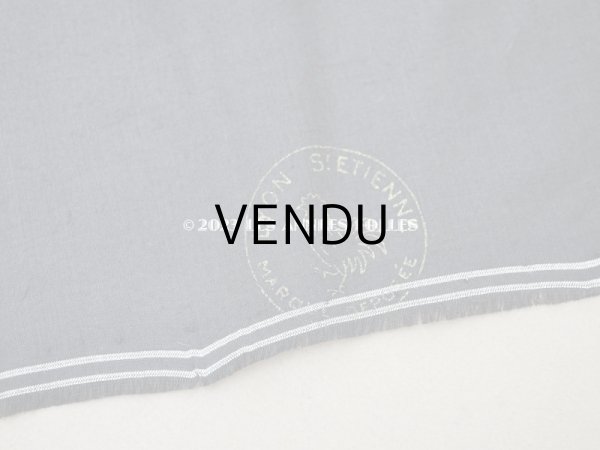 画像7: 19世紀末 アンティーク ファブリック シルク製 ベルベット 黒  (7)