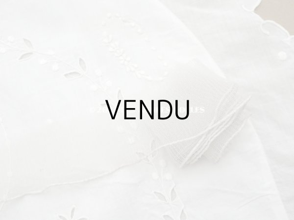 画像6: アンティーク チュールレースのプリーツリボン グレイッシュホワイト  1.65m 4cm幅   (6)